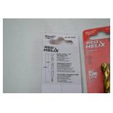 Hand tool lot: 7 Milwaukee Red Helix 7/16 in. Titanium Impact Drill Bits