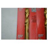 Hand tool lot: 7 Milwaukee Red Helix 7/16 in. Titanium Impact Drill Bits