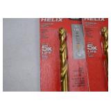 Hand Tool Lot: Milwaukee Red Helix Titanium Impact Drill Bits (7 pcs, 5/16 in)
