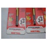 Lot of 7 Milwaukee Red Helix Titanium Impact Drill Bits 9/32 in