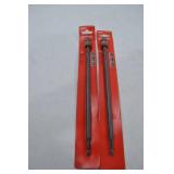 2 Milwaukee 1/4" Universal Quik-Lok 12" Extensions (48-28-1020)