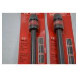 2 Milwaukee 1/4" Universal Quik-Lok 12" Extensions (48-28-1020)