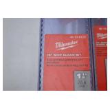 Milwaukee 18 Inch Ship Auger Bit Lot - 3 Piece Set