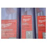 Milwaukee 18 Inch Ship Auger Bit Lot - 3 Piece Set