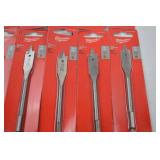 Hand tool lot - 20 Milwaukee 9/16 inch flat boring bits, new