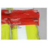 6 Milwaukee High Visibility Safety Vests S/M