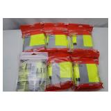 6 Milwaukee High Visibility Safety Vests S/M, 10-Pocket, Sealed