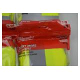 6 Milwaukee High Visibility Safety Vests S/M, 10-Pocket, Sealed
