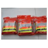 Lot of 3 Milwaukee Class 2 Safety Vests S/M