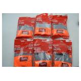 Lot of 6 Milwaukee Class 2 Mesh Safety Vests S/M