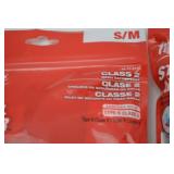 Lot of 6 Milwaukee Class 2 Mesh Safety Vests S/M