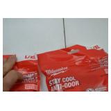 Lot of 6 Milwaukee Class 2 Mesh Safety Vests L/XL