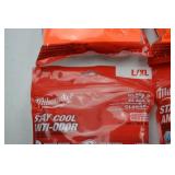 Lot of 6 Milwaukee Class 2 Mesh Safety Vests L/XL