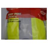 Lot of 6 Milwaukee High Visibility Safety Vests L/XL, Type R Class 2