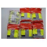 Lot of 6 Milwaukee High Visibility Safety Vests L/XL, Type R Class 2