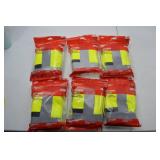 Lot of 6 Milwaukee High Visibility Safety Vests L/XL Type R Class 2