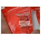 Lot of 6 Milwaukee High Visibility Safety Vests L/XL Type R Class 2