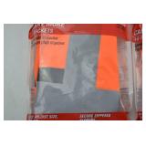Lot of 6 Milwaukee High Visibility Safety Vests S/M
