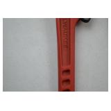 Milwaukee 14 Inch Steel Pipe Wrenches - 2 Pack Hand Tool Lot