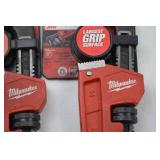 Milwaukee 14 Inch Steel Pipe Wrenches - 2 Pack Hand Tool Lot