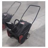 Yard Machines 21in Snow Blower, 123cc Engine, Needs Thrower Cable