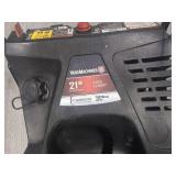 Yard Machines 21in Snow Blower, 123cc Engine, Needs Thrower Cable