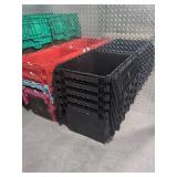 Assorted Plastic Storage Totes and Bins