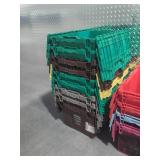 Assorted Plastic Storage Totes and Bins