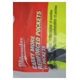 Lot of 6 Milwaukee High Visibility Safety Vests S/M, Type R Class 2