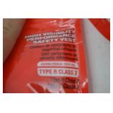 Lot of 6 Milwaukee High-Visibility Safety Vests L/XL