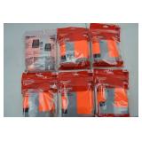 6 Milwaukee High Visibility Safety Vests L/XL, Type R Class 2, 10-Pocket