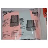 Lot of 6 Milwaukee L/XL High Visibility Safety Vests, Type R Class 2