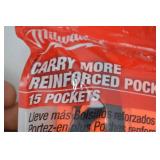 Lot of 6 Milwaukee High Visibility Safety Vests S/M, Type R Class 2