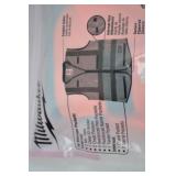 Lot of 6 Milwaukee High Visibility Safety Vests S/M, Type R Class 2