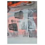 Lot of 6 Milwaukee High Visibility Safety Vests S/M, Type R Class 2