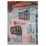 Lot of 6 Milwaukee High Visibility Safety Vests S/M