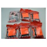 Lot of 6 Milwaukee High Visibility Safety Vests S/M