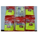 Milwaukee Class 2 Mesh Safety Vest Lot, S/M, 6 New Packs