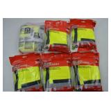 6 Milwaukee High Visibility Safety Vests L/XL