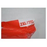 2 Pack ANSI Class 2 Surveyor Safety Vests 2XL/3XL, 27-Pocket, Tear Resistant