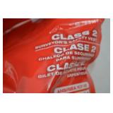 2 Pack ANSI Class 2 Surveyor Safety Vests 2XL/3XL, 27-Pocket, Tear Resistant
