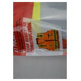 2 Pack ANSI Class 2 Surveyor Safety Vests 2XL/3XL, 27-Pocket, Tear Resistant