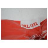 3 Pack ANSI Class 2R Surveyor Safety Vests 2XL/3XL, 27 Pockets