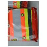 3 Pack ANSI Class 2R Surveyor Safety Vests 2XL/3XL, 27 Pockets