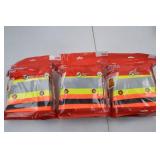 3 Milwaukee Class 2 Safety Vests S/M, 27-Pocket, Tear Resistant