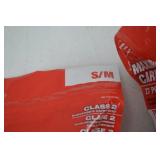 3 Milwaukee Class 2 Safety Vests S/M, 27-Pocket, Tear Resistant