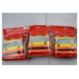 Lot of 3 Milwaukee Class 2 Surveyor Safety Vests, S/M