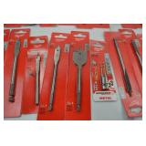 Milwaukee Hand Tool Lot - Drill, Spade, and Hole Saw Bits (New)