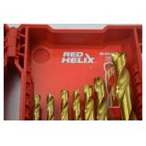 Milwaukee Shockwave Titanium Drill Bit Set with Case - Red Helix