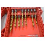 Milwaukee Shockwave Titanium Drill Bit Set with Case - Red Helix